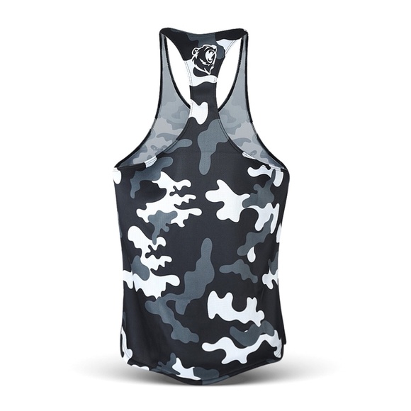 Men's Gym Stringer Tank Top Y-Back Bodybuilding Training Mesh Sleeveless Vest - Picture 4 of 5